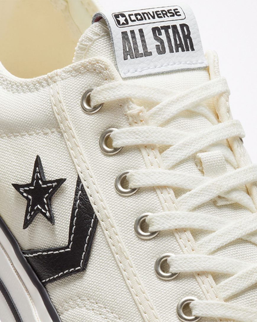 Men's Converse Star Player 76 Low Top Shoes White / Black | AU 590C1S